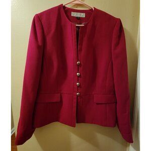 Tahari Pink Blazer Suit Jacket Size 12